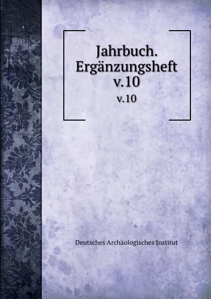 Обложка книги Jahrbuch. Erganzungsheft, Deutsches Archäologisches Institut