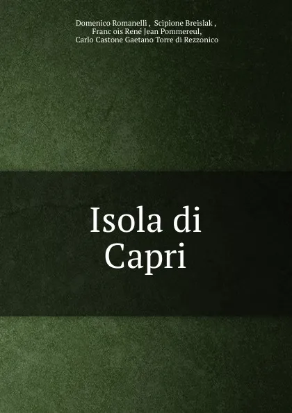 Обложка книги Isola di Capri, Domenico Romanelli