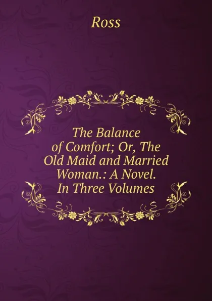 Обложка книги The Balance of Comfort, Ross