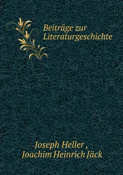 Обложка книги Beitrage zur Literaturgeschichte, Joseph Heller