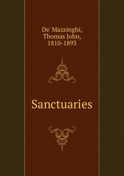 Обложка книги Sanctuaries, De' Mazzinghi