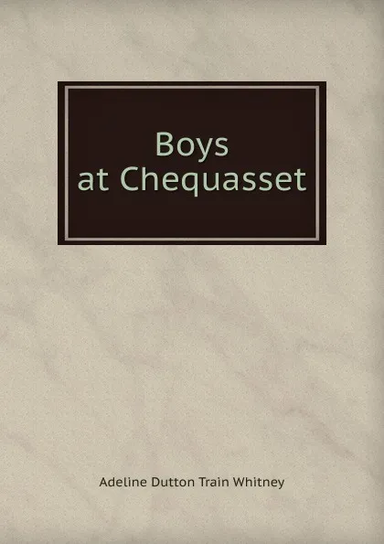 Обложка книги Boys at Chequasset, Adeline Dutton Train Whitney