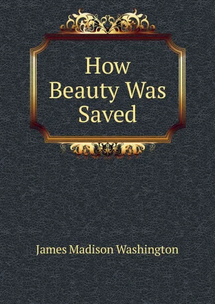 Обложка книги How Beauty Was Saved, James Madison Washington