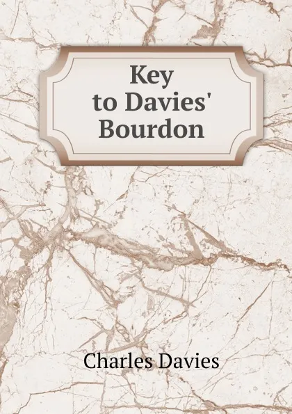 Обложка книги Key to Davies. Bourdon, Davies Charles