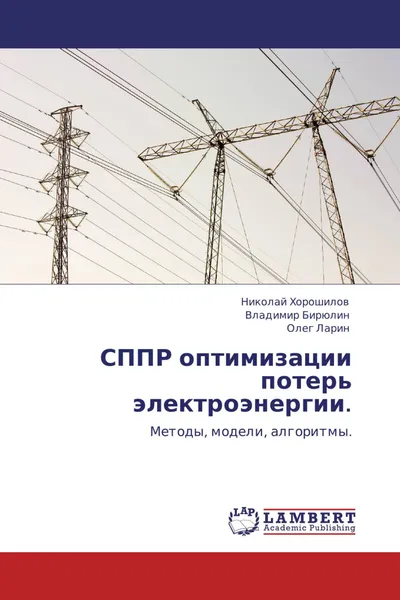 Обложка книги СППР оптимизации потерь электроэнергии., Николай Хорошилов,Владимир Бирюлин, Олег Ларин