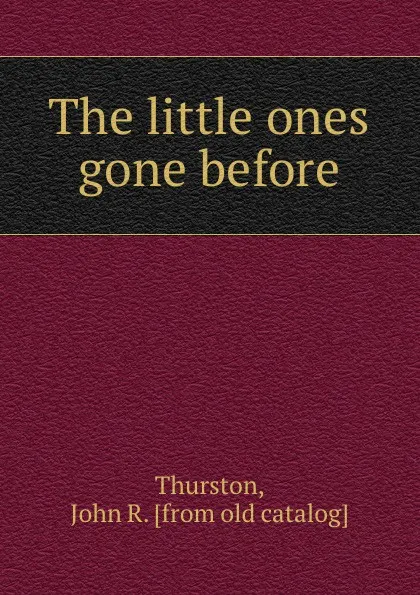 Обложка книги The little ones gone before, John R. Thurston