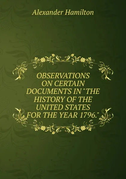 Обложка книги OBSERVATIONS ON CERTAIN DOCUMENTS IN 