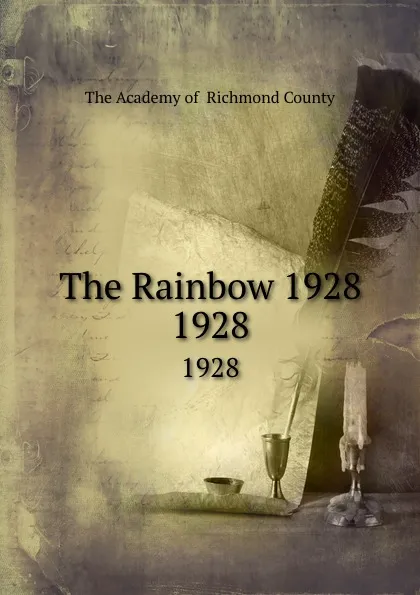 Обложка книги The Rainbow 1928. 1928, The Academy of Richmond County