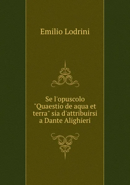 Обложка книги Se l.opuscolo 