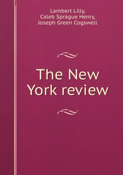 Обложка книги The New York review, Lambert Lilly