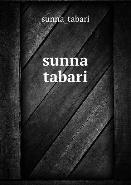 Обложка книги sunna tabari, 