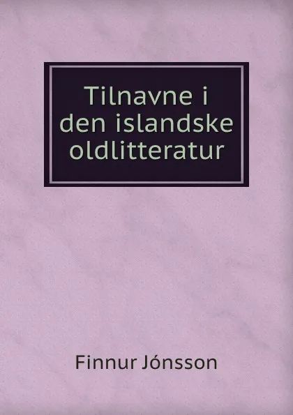 Обложка книги Tilnavne i den islandske oldlitteratur, Finnur Jónsson