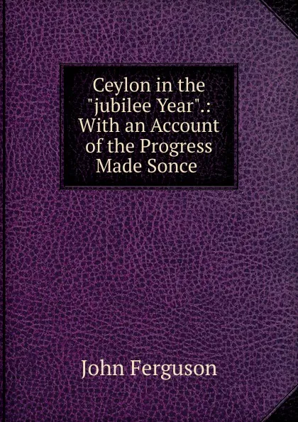 Обложка книги Ceylon in the 