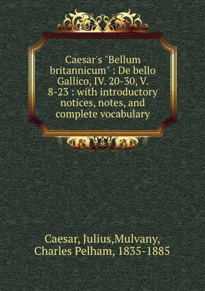Обложка книги Caesar.s 