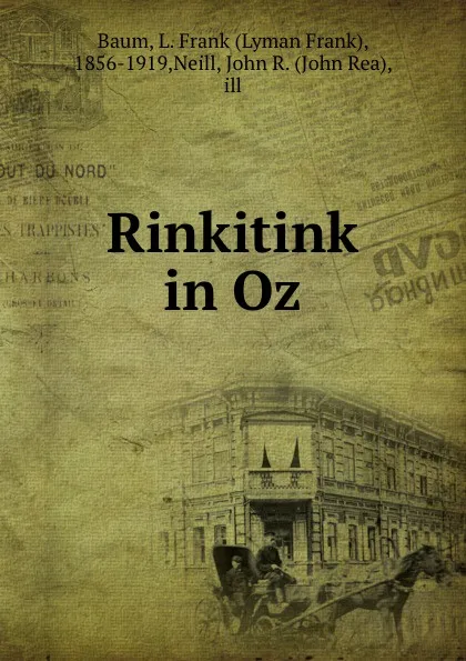 Обложка книги Rinkitink in Oz, Lyman Frank Baum