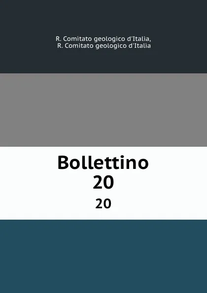 Обложка книги Bollettino. 20, R. Comitato geologico d'Italia