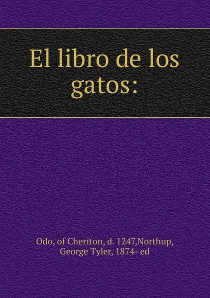 Обложка книги El libro de los gatos:, Odo