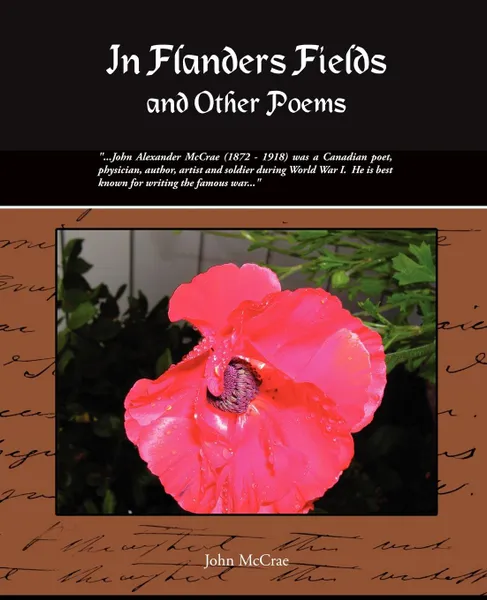 Обложка книги In Flanders Fields and Other Poems, John McCrae