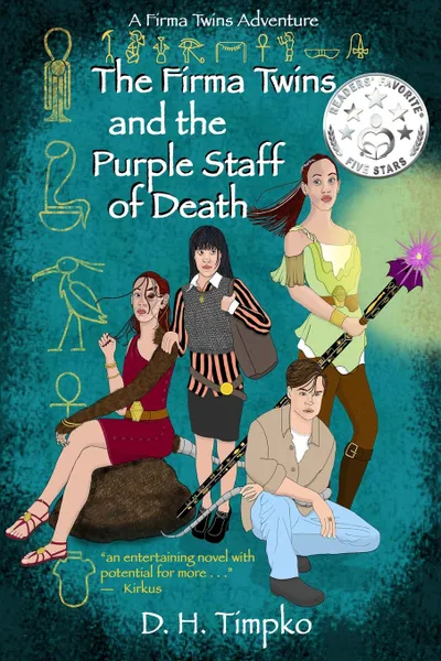 Обложка книги The Firma Twins and the Purple Staff of Death. A Firma Twins Adventure, Book 1, D. H. Timpko