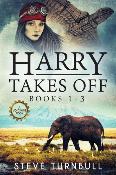 Обложка книги Harry Takes Off. Books 1-3, Steve Turnbull