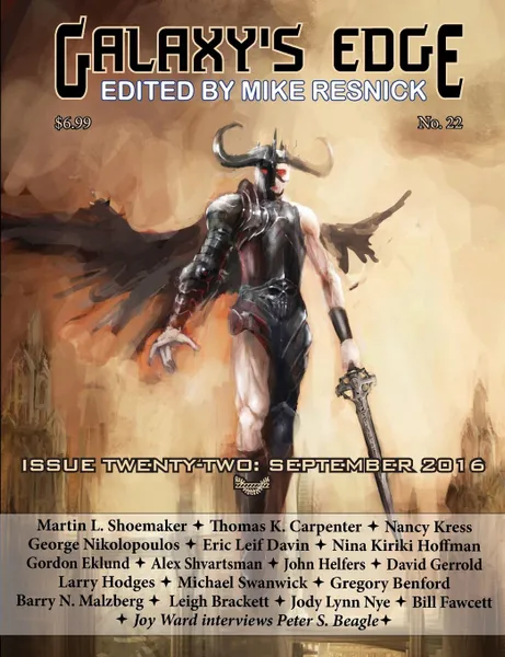 Обложка книги Galaxy.s Edge Magazine. Issue 22, September 2016, Michael Swanwick, David Gerrold