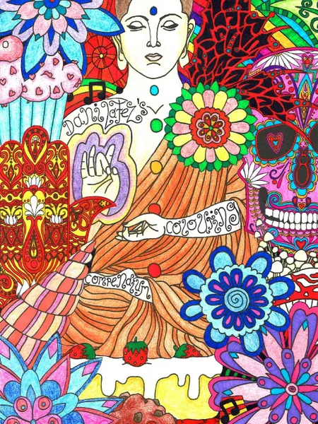 Обложка книги Dani LaFezs Colouring Compendium, Danielle Peppiatt