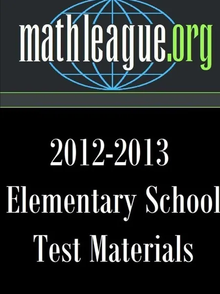 Обложка книги Elementary School Test Materials 2012-2013, Tim Sanders