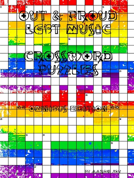 Обложка книги OUT . PROUD LGBT MUSIC CROSSWORD PUZZLES. OMNIBUS EDITION, Aaron Joy