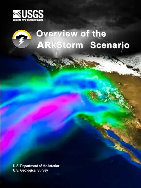 Обложка книги Overview of the Arkstorm Scenario, U.S. Department of the Interior, U.S. Geological Survey