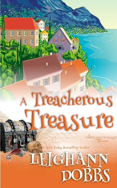 Обложка книги A Treacherous Treasure, Leighann Dobbs