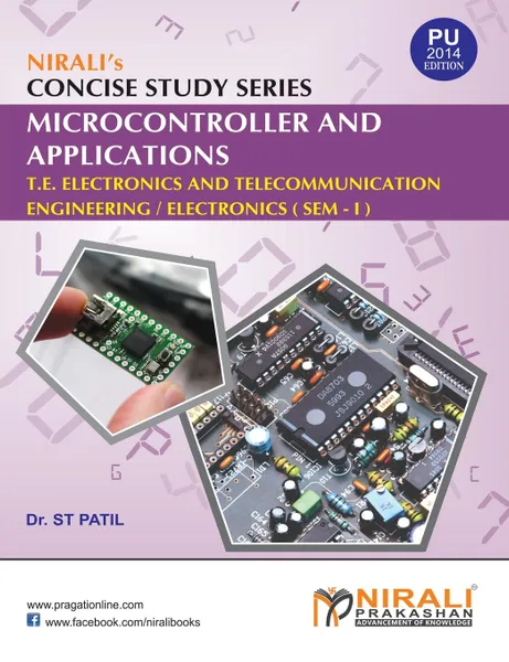 Обложка книги MICROCONTROLLER AND APPLICATIONS, DR S T PATIL