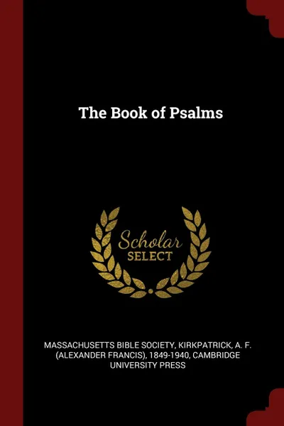 Обложка книги The Book of Psalms, Massachusetts Bible Society, Cambridge University Press