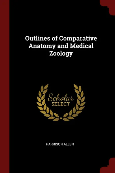 Обложка книги Outlines of Comparative Anatomy and Medical Zoology, Harrison Allen