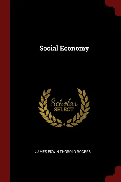 Обложка книги Social Economy, James Edwin Thorold Rogers
