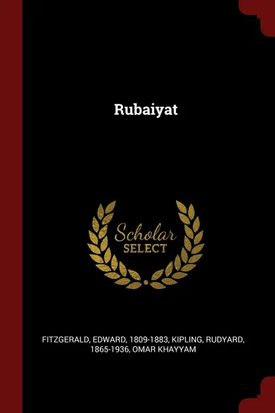 Обложка книги Rubaiyat, Edward FitzGerald, Rudyard Kipling, Omar Khayyam