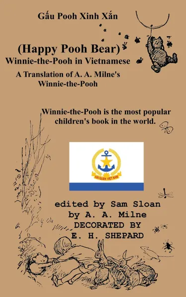 Обложка книги Gau Pooh Xinh Xan (Happy Pooh Bear) Winnie-the-Pooh in Vietnamese A Translation of A. A. Milne.s 