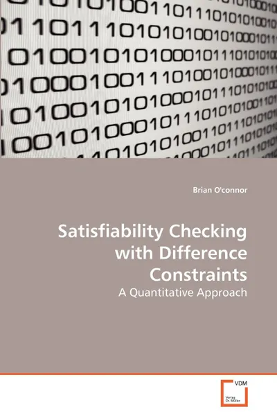 Обложка книги Satisfiability Checking with Difference Constraints, Brian O'connor