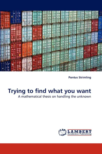 Обложка книги Trying to find what you want, Pontus Strimling