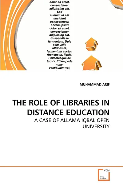 Обложка книги THE ROLE OF LIBRARIES IN DISTANCE EDUCATION, MUHAMMAD ARIF