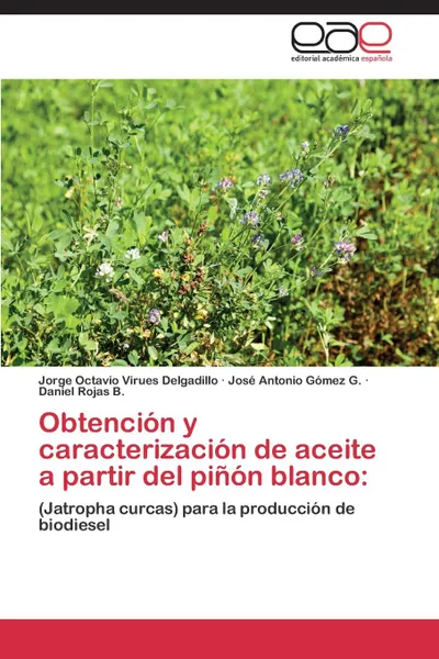 Обложка книги Obtencion y Caracterizacion de Aceite a Partir del Pinon Blanco, Virues Delgadillo Jorge Octavio, Gomez G. Jose Antonio, Rojas B. Daniel