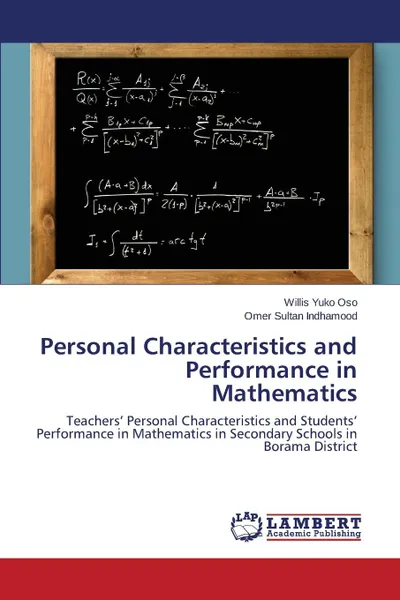 Обложка книги Personal Characteristics and Performance in Mathematics, Yuko Oso Willis, Sultan Indhamood Omer