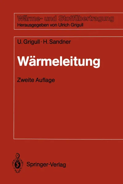 Обложка книги Warmeleitung, Ulrich Grigull, Heinrich Sandner