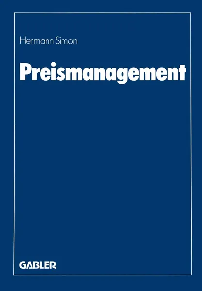 Обложка книги Preismanagement, Hermann Simon