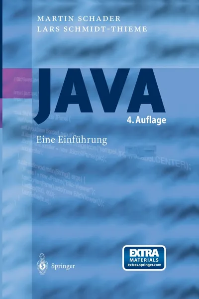 Обложка книги Java. Eine Einfuhrung, Martin Schader, Lars Schmidt-Thieme