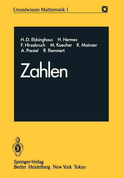 Обложка книги Zahlen, H. -D Ebbinghaus, H. Hermes, F. Hirzebruch