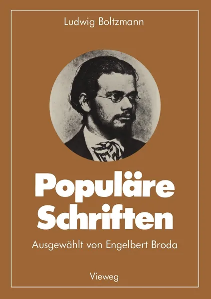 Обложка книги Populare Schriften, Ludwig Boltzmann