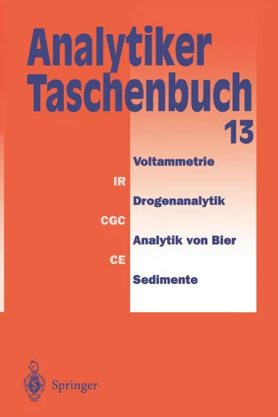 Обложка книги Analytiker-Taschenbuch, Helmut Günzler, A. Müfit Bahadir, Rolf Borsdorf