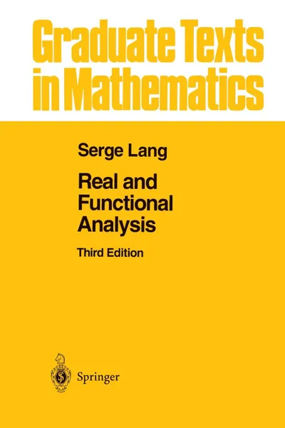 Обложка книги Real and Functional Analysis, Serge Lang