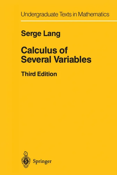 Обложка книги Calculus of Several Variables, Serge Lang