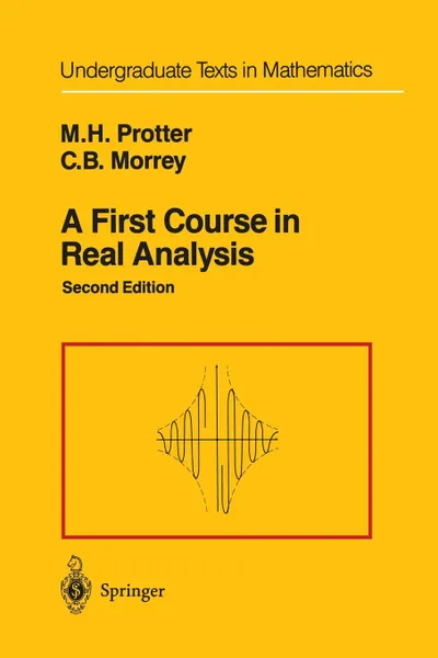 Обложка книги A First Course in Real Analysis, Murray H. Protter, Charles B. Jr. Morrey